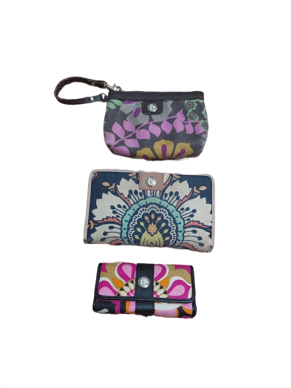 Spartina 449 Wallet Wristlet & Make-up Case Set